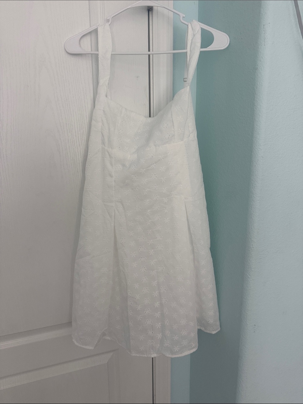 White Eyelet Sundress - Classic Summer Dress NWT